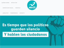 Tablet Screenshot of nueva-alianza.org.mx